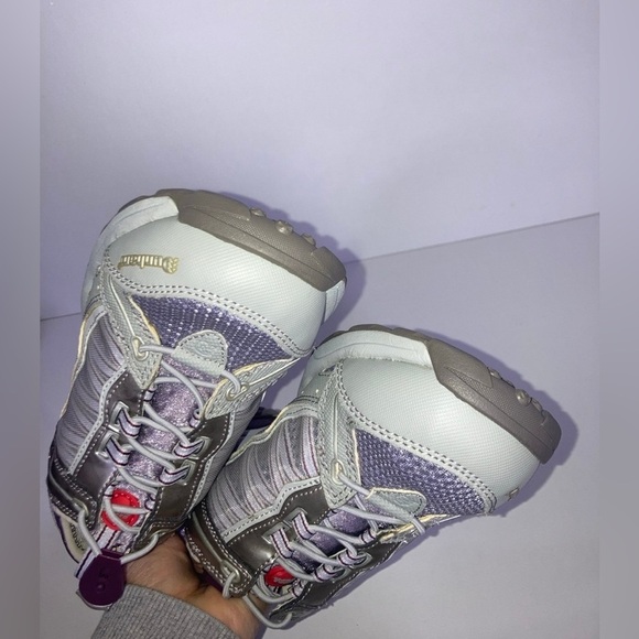 Dunham waffle stompers hiking Women's Gray silver purple Athletic Shoes 8.5 - Picture 5 of 9